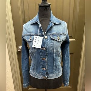 Frame Denim Blue Jean Jacket
